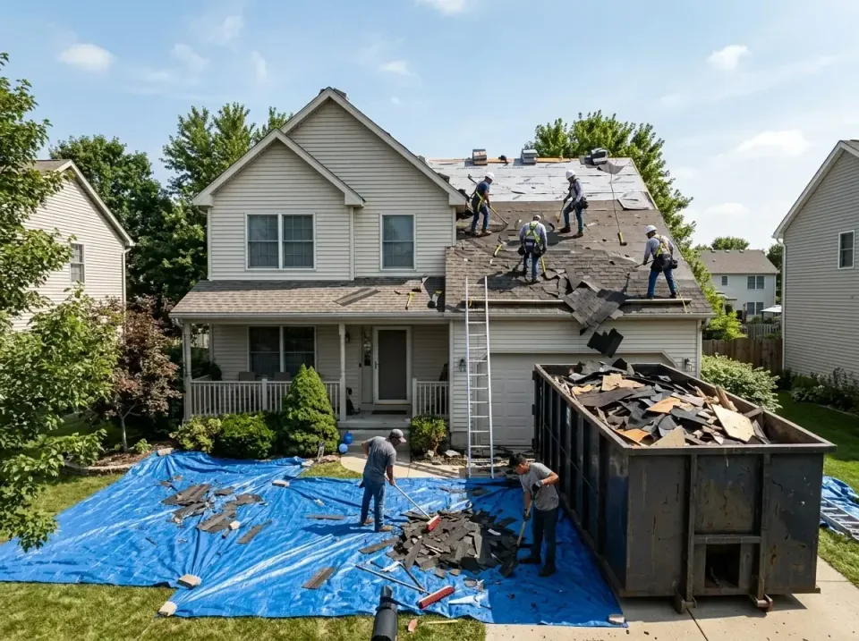 roof-replacement-debris-remova-004 — frequently asked questions, Cheapest Dumpster Rentals in Frankfort Square, IL